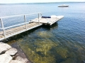 Floating dock w access rmp